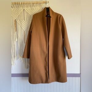 Zara Camel brown Knit coat
